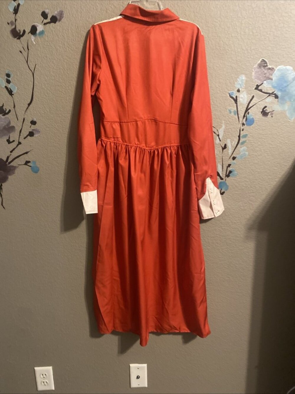 Western Button Down Shirt Dress Cat Cowgirl  S Rockabilly - Picture 3 of 8